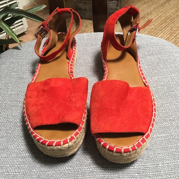 red espadrilles